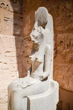 Karnak Temple Complex. Luxor. Egypt. Stock Illustration