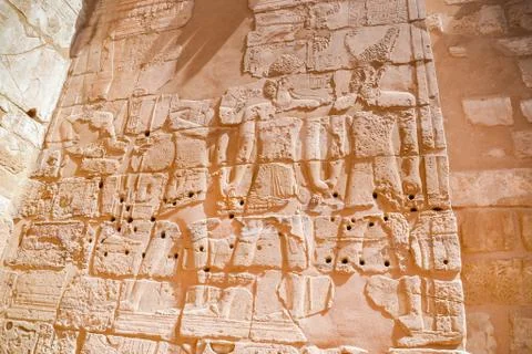 Karnak Temple Complex. Luxor. Egypt. Stock Illustration