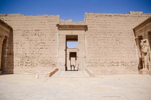 Karnak Temple Complex. Luxor. Egypt. Stock Illustration