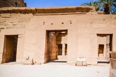 Karnak Temple Complex. Luxor. Egypt. Stock Illustration