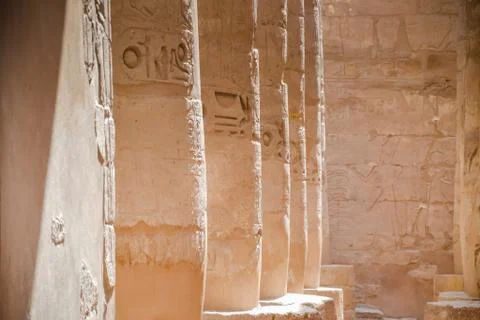 Karnak Temple Complex. Luxor. Egypt. Stock Illustration