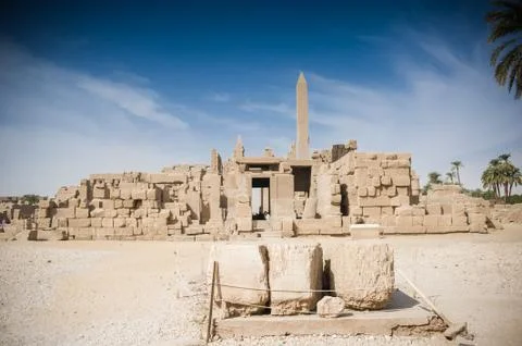 Karnak Temple Complex. Luxor. Egypt. Stock Photos