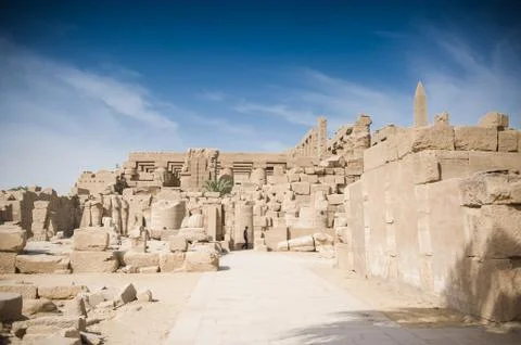 Karnak Temple Complex. Luxor. Egypt. Stock Photos