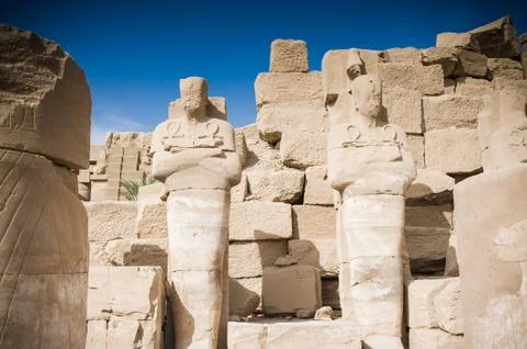 Karnak Temple Complex. Luxor. Egypt. Stock Photos
