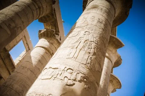 Karnak Temple Complex. Luxor. Egypt. Stock Photos