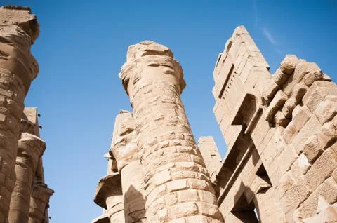 Karnak Temple Complex. Luxor. Egypt. Stock Photos
