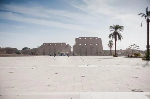 Karnak Temple Complex. Luxor. Egypt. Stock Photos