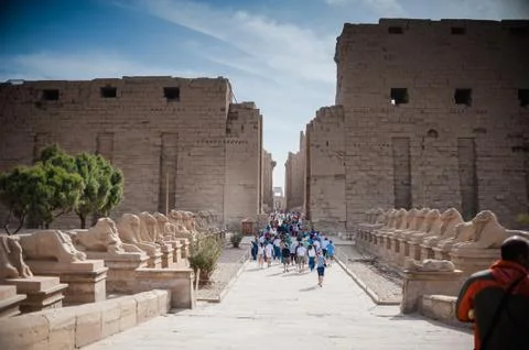 Karnak Temple Complex. Luxor. Egypt. Stock Photos