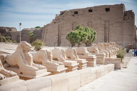 Karnak Temple Complex. Luxor. Egypt. Stock Photos