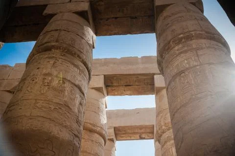 Karnak Temple Complex. Luxor. Egypt. Stock Photos