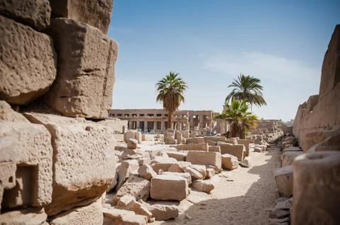 Karnak Temple Complex. Luxor. Egypt. Stock Photos