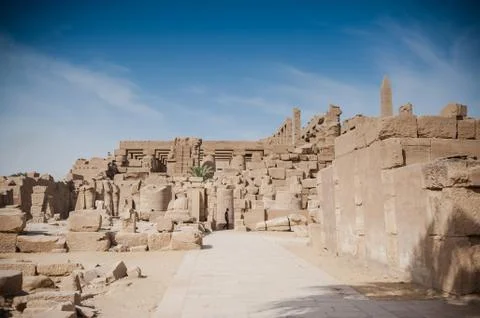 Karnak Temple Complex. Luxor. Egypt. Stock Photos