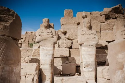 Karnak Temple Complex. Luxor. Egypt. Stock Photos