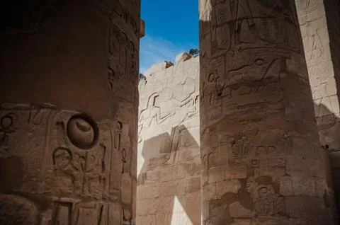 Karnak Temple Complex. Luxor. Egypt. Stock Photos