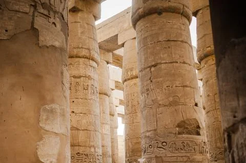 Karnak Temple Complex. Luxor. Egypt. Stock Photos