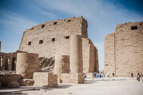 Karnak Temple Complex. Luxor. Egypt. Stock Photos