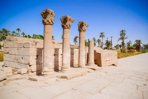 Karnak Temple Complex. Luxor. Egypt. Stock Photos