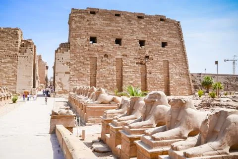 Karnak Temple Complex. Luxor. Egypt. Stock Photos