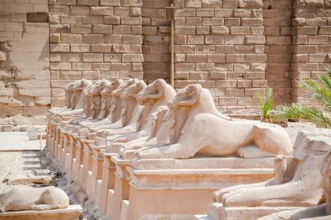 Karnak Temple Complex. Luxor. Egypt. Stock Photos