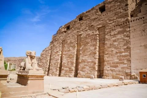 Karnak Temple Complex. Luxor. Egypt. Stock Photos