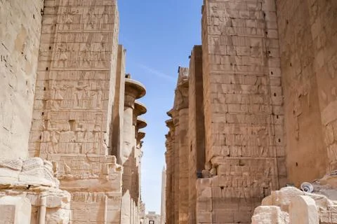 Karnak Temple Complex. Luxor. Egypt. Stock Photos
