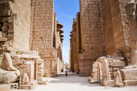 Karnak Temple Complex. Luxor. Egypt. Stock Photos