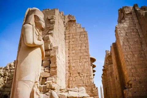 Karnak Temple Complex. Luxor. Egypt. Stock Photos