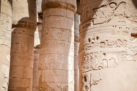 Karnak Temple Complex. Luxor. Egypt. Stock Photos
