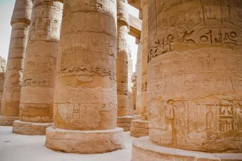 Karnak Temple Complex. Luxor. Egypt. Stock Photos