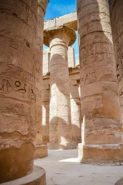 Karnak Temple Complex. Luxor. Egypt. Stock Photos