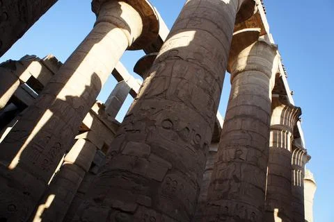 Karnak Temple Complex. Luxor. Egypt Stock Photos