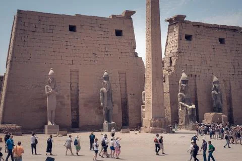 Karnak temple complex in Luxor, Egypt Stock Photos