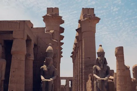 Karnak temple complex in Luxor, Egypt Stock Photos