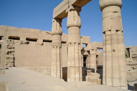 Karnak temple complex in luxor Stock Photos