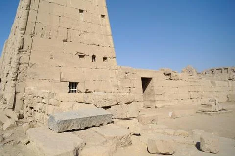 Karnak temple complex in luxor Stock Photos