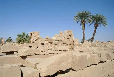 Karnak temple complex in luxor Stock Photos