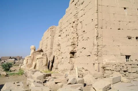 Karnak temple complex in luxor Stock Photos
