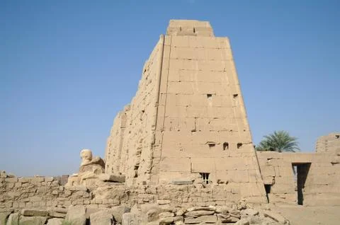 Karnak temple complex in luxor Stock Photos