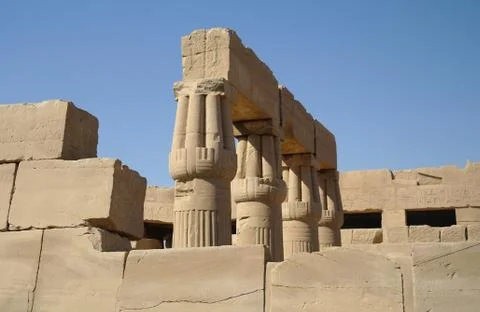 Karnak temple complex in luxor Stock Photos