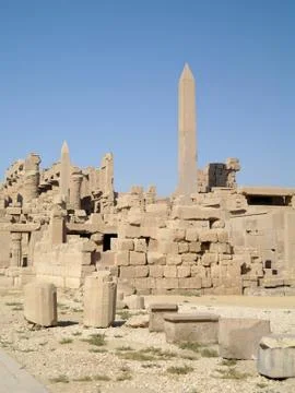 Karnak temple complex in luxor Stock Photos