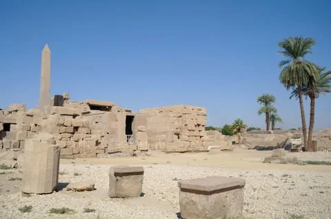 Karnak temple complex in luxor Stock Photos