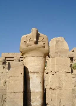 Karnak temple complex in luxor Stock Photos