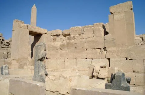 Karnak temple complex in luxor Stock Photos