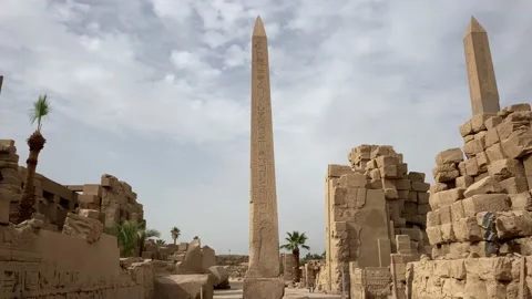 Karnak temple in Egypt Stock Footage 195398943