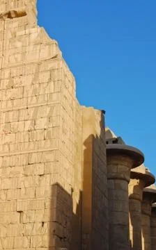 Karnak temple, egypt Stock Photos