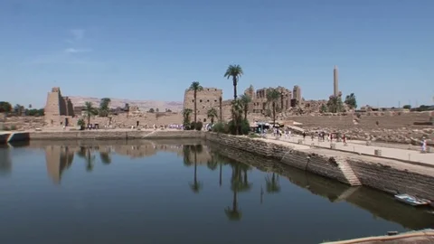 Karnak Temple Stock Footage 93269377
