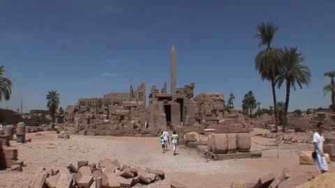 Karnak Temple Stock Footage 93269493