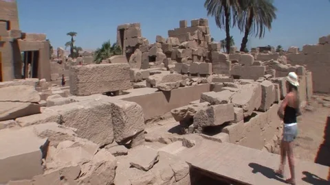 Karnak Temple Video stock 93269498