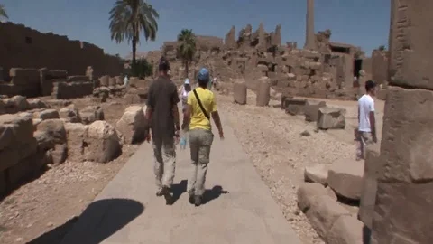 Karnak Temple Stock Footage 93270784