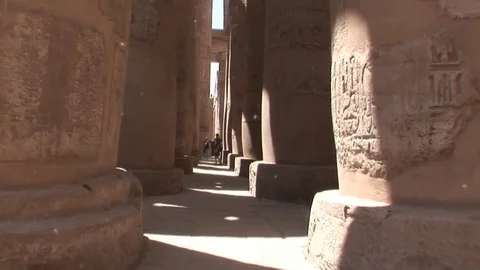 Karnak Temple Video stock 93270789